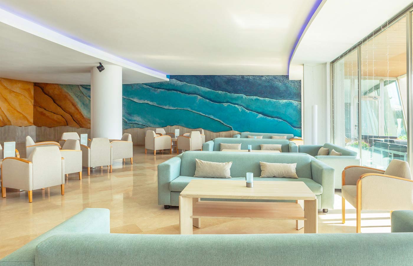 lobby aparthotel fontanellas playa lobby aparthotel fontanellas playa