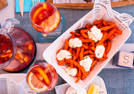 restaurant ses terrasses aparthotel fontanellas playa in playa de palma