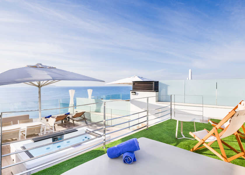 aparthotel fontanellas playa penthouse deluxe vista mar penthouse deluxe vista mar aparthotel fontanellas playa en playa de palma