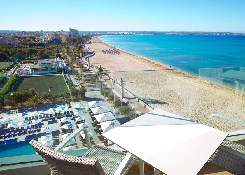 superior junior suite sea view aparthotel fontanellas playa in playa de palma